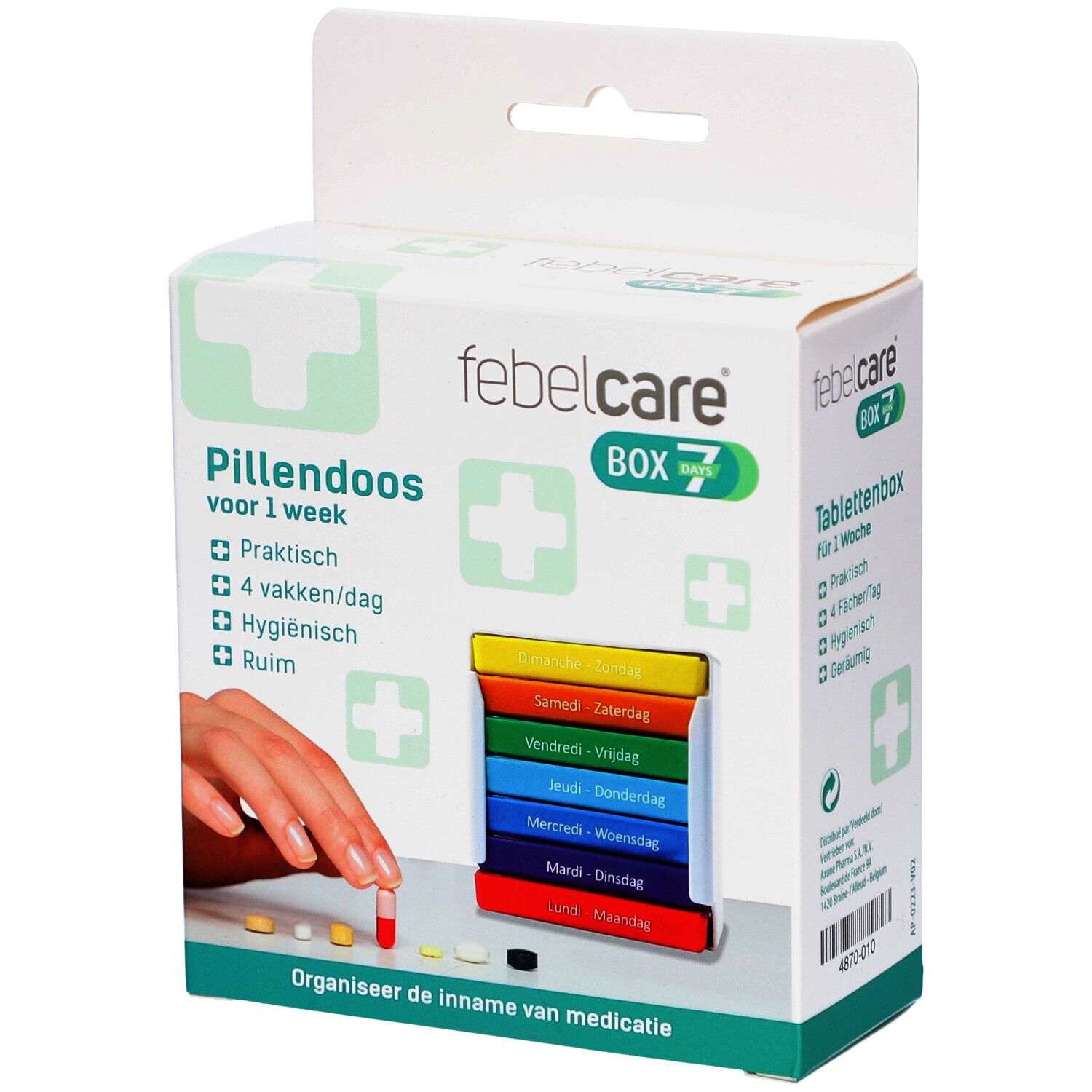 Febelcare Box 7 Days Pillendoos Nf 1 St Keine Angabe