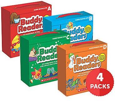Scholastic Teaching Resources Buddy Readers Parent Pack Value Set (Levels A-D)