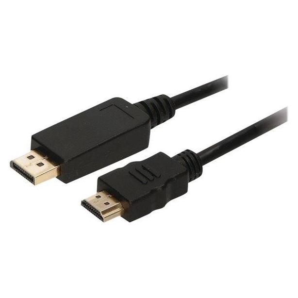 2-Power Displayport to HDMI Cable - 2 Metre (2 m) (CAB0039A)