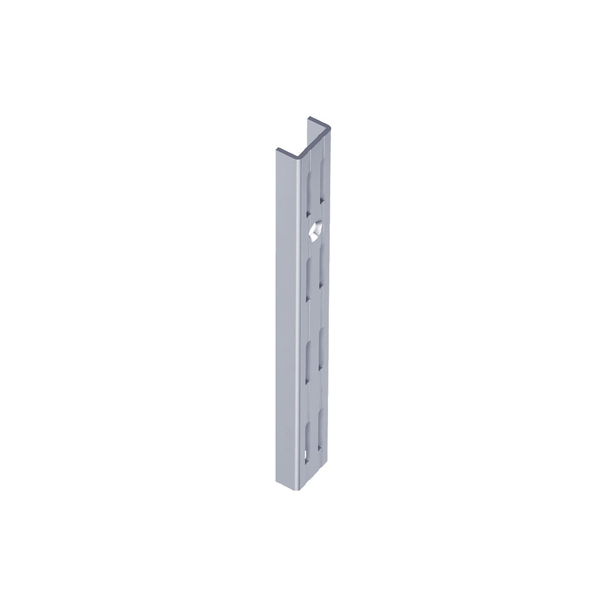 DIY, Wandschiene 10001 zweireihig,L 1.500mm grau, weißaluminium ; Element System (10001-00023)