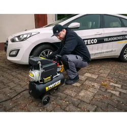 Proteco Kompressor 1,5 kW PREMIUM, Behälter 24 L