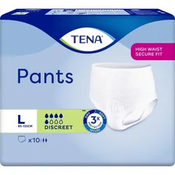 Tena Pants Discreet L bei Inkontinenz 10 ST