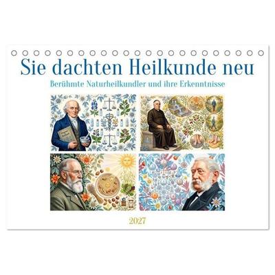 Sie dachten Heilkunde neu (Tischkalender 2027 DIN A5 quer), CALVENDO Monatskalender