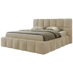 Boxbett mit Bettkasten  ¦ creme ¦ Maße (cm): B: 194 H: 113