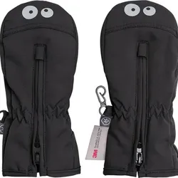 COLOR KIDS Color Kids Kinder Feustling Mittens W. Zipper, Größe 1-2 year in Grau Grau