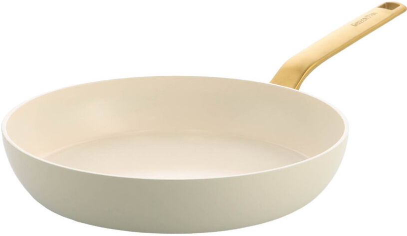GreenPan Evolution PFAS Free Non Stick Frypan Cream/Gold 10cm H x 50cm L x 28cm W