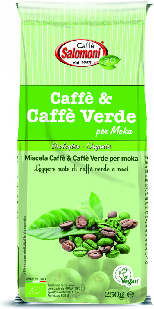 SALOMONI Caffè & Caffè Verde Biologico 250g