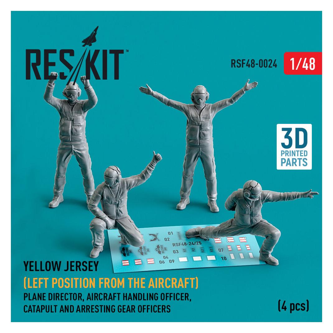 ResKit Yellow jersey (Modern) (Left position from the aircraft) Plane Director, Aircraft Handling Officer (RSF48-0024)