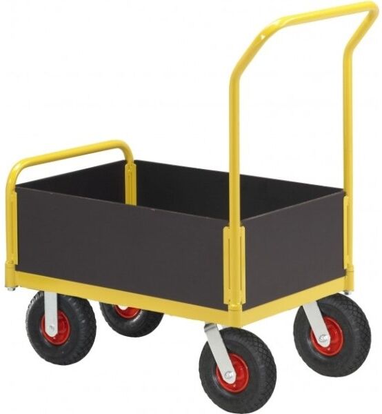 Ravendo Lagervogn 750, Lave Sider, Luftgummihjul