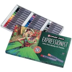Sakura, Künstlerfarbe + Bastelfarbe, Cray-Pas Expressionist oil pastel set 36 colours