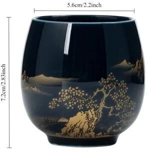 Uplift Treasures Japanese Style Ceramic Tea Mug b 200ml