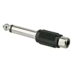 INLINE Audio Adapter, 6,3mm Klinke St auf Cinch Bu, Stereo
