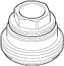 Dornbracht Mutter M 32 x 1,5 09240422390 092404223 D 32 x 24 mm