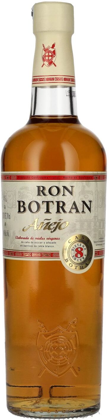 Ron Botran Botran Ron Añejo 8 Sistema Solera 40% Vol. 0,7l