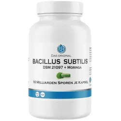 Bacillus subtilis Kapseln "extra stark" mit Moringa (30 Stück) 30 Tage Packung -...