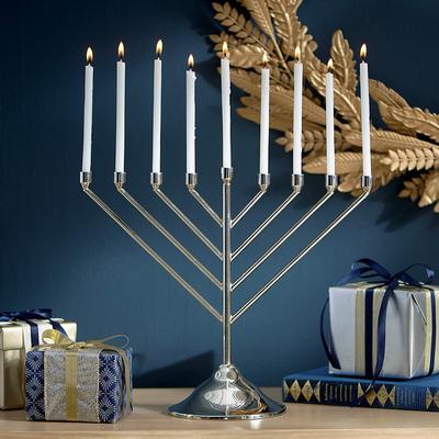 Stainless Steel Menorah - Grandin Road