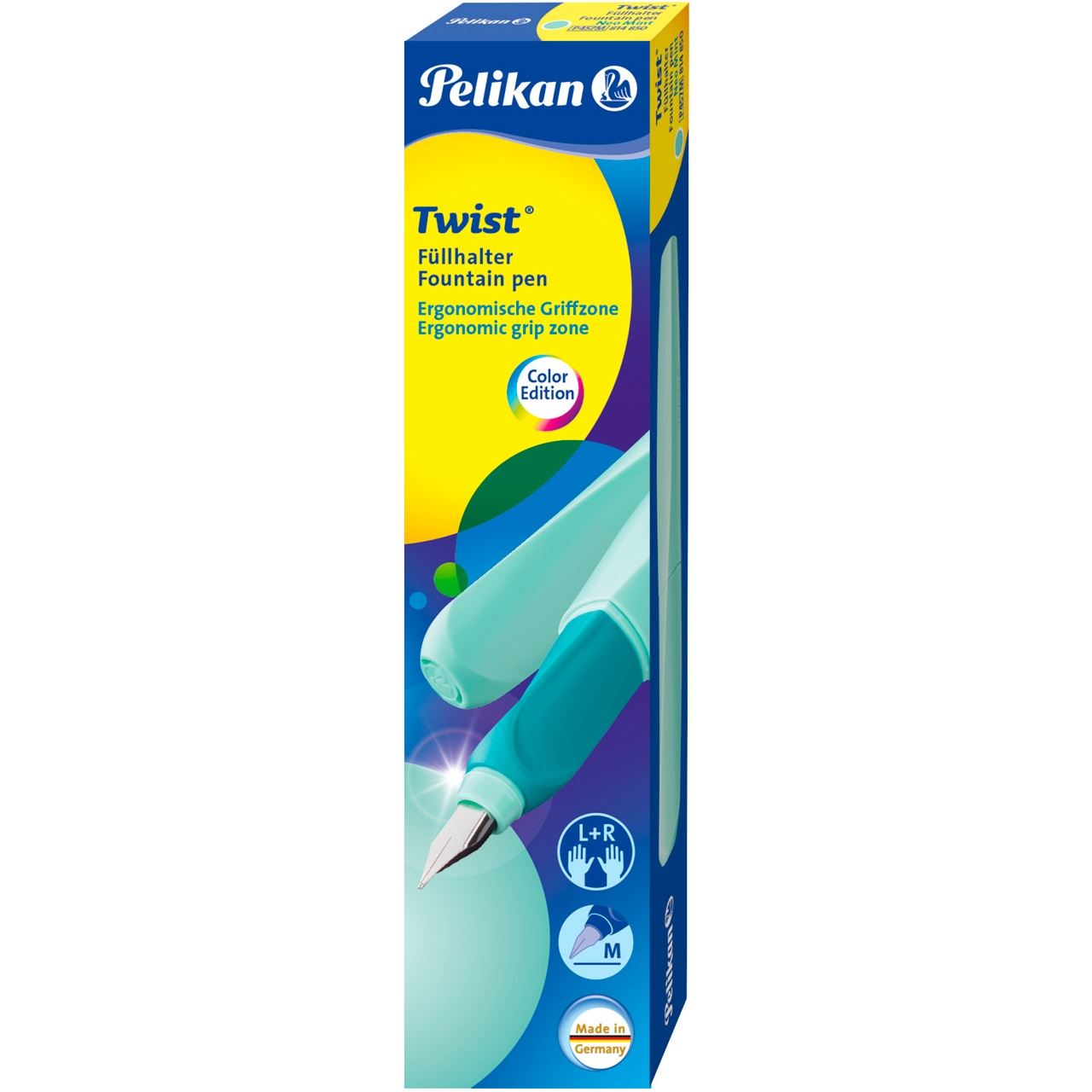 Pelikan Füllhalter Twist P457 M +1GTP FS, Neo Mint