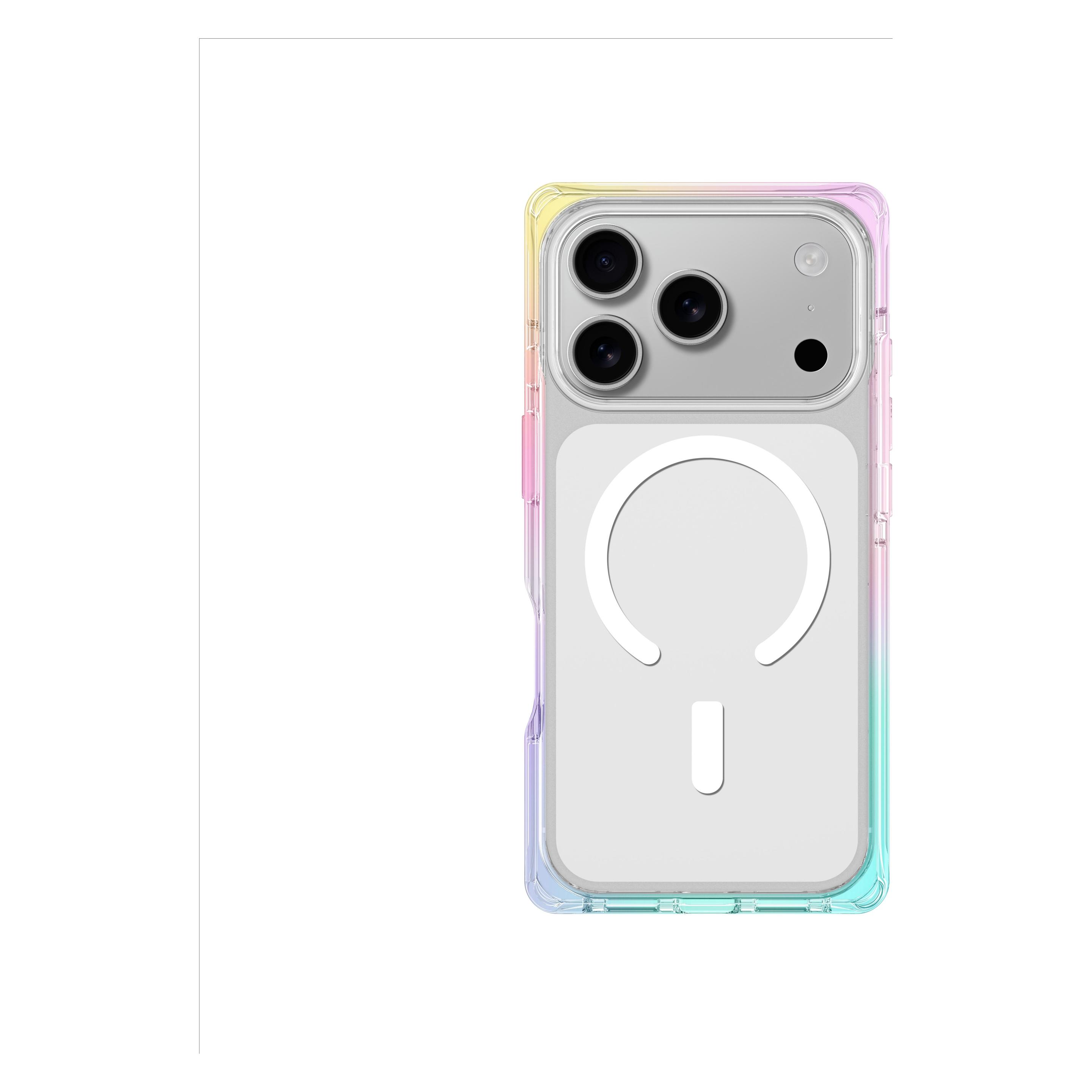 Amazingthing Omni Hülle für iPhone 17 Pro Max kompatibel mit MagSafe - Transparent-Regenbogen (Apple iPhone 17 Pro Max) (AMAZINGTHING)