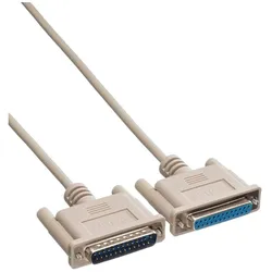 Roline Serielles Kabel, Stecker Sub-D 25 / Buchse Sub-D 25 (9 m, VGA), Schnittstellenkabel