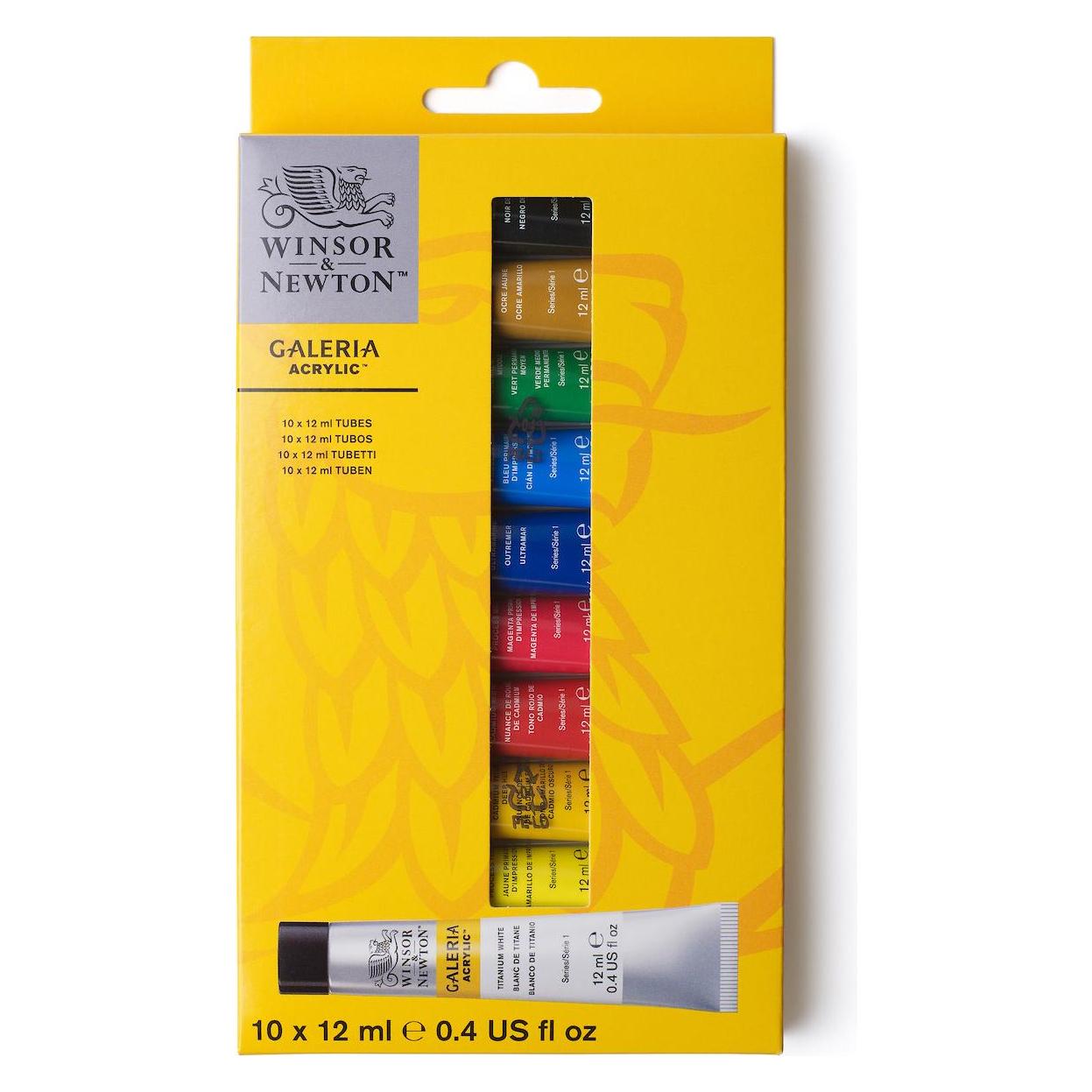 Winsor & Newton Galeria Acrylic Colour Set (10x12 ml) (837320) (120 ml) (837320)