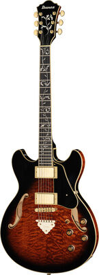 Ibanez AS93QMSP-DBS Dark Brown Sunburst