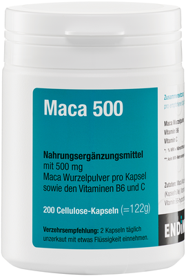ENDIMA Vertriebsgesellschaft mbH MACA 500 Kapseln 122 g 04201089