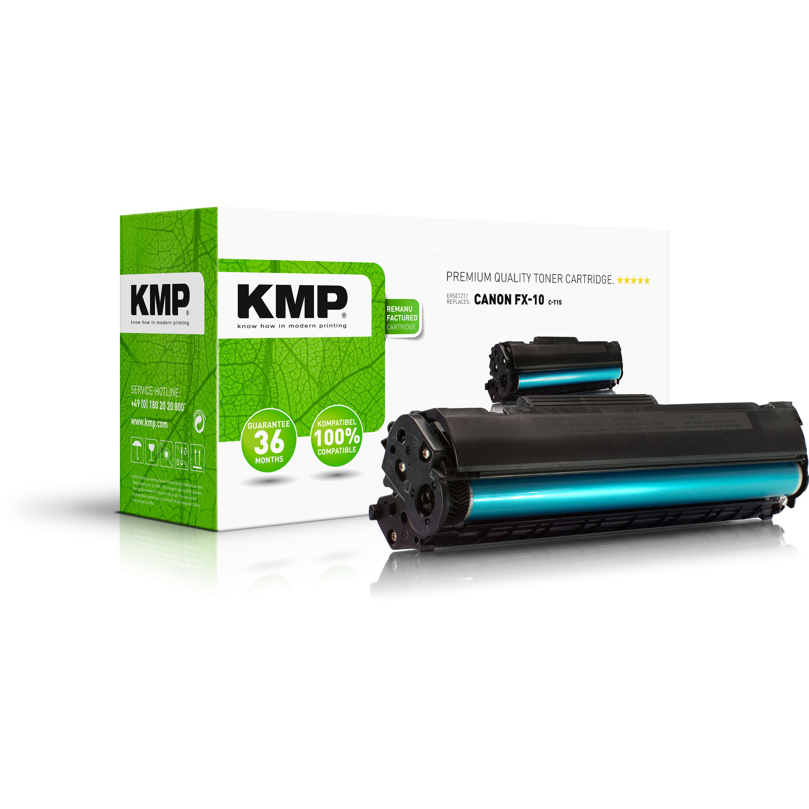 KMP C-T15 Toner zwart compatibel met Canon FX-10