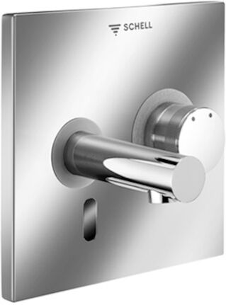 Schell Linus match0 match2 019300699 plaque frontale en laiton, avec bec de 230 mm, Sensor , eau mitigée, fonctionnement sur batterie