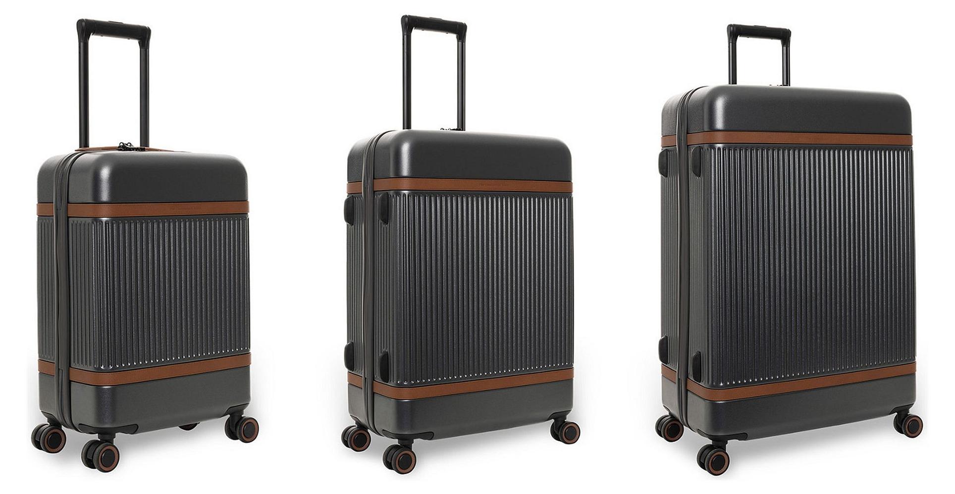 The Chesterfield Brand Zuna Trolley-Set S / M / L Urban Graphite anthrazit 55cm