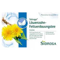 SIDROGA Löwenzahn Tee Filterbeutel 20X1.5 g