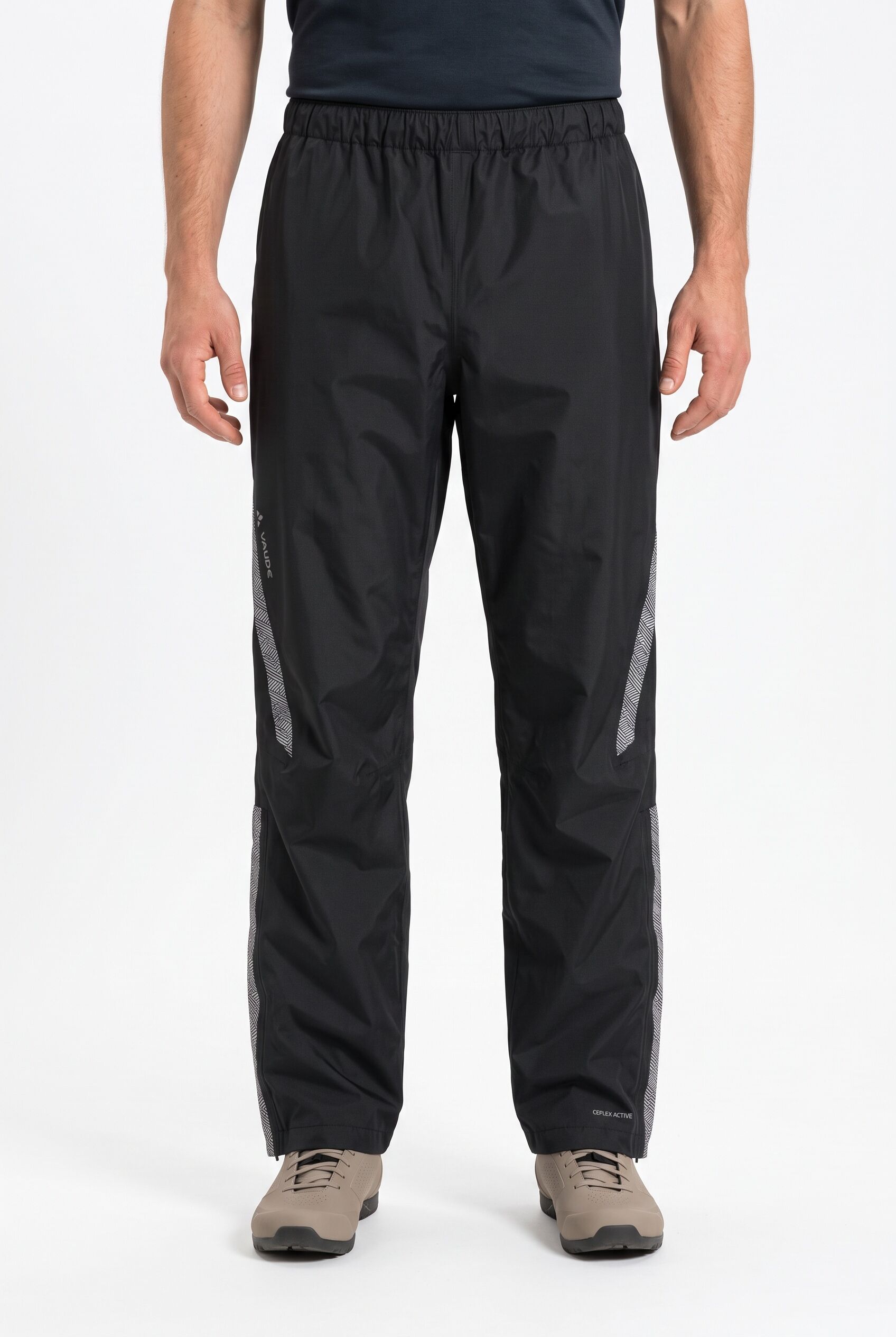 Fahrradhose VAUDE "Me Luminum Pants II", Damen, Gr. M, N-Gr, schwarz, Obermaterial: 100% Polyester. Futter: 100% Polyamid, Hosen Fahrradhose, windabweisendes Material, schmutzabweisende Oberfläche schwarz M, N-Gr