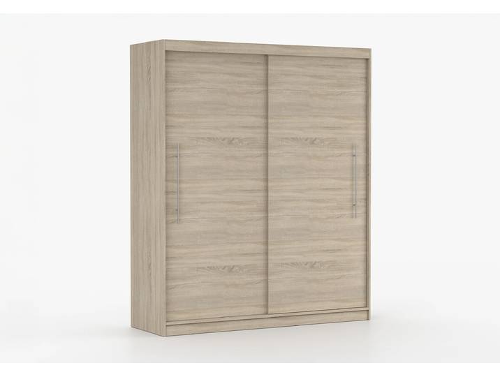 Schwebetürenschrank TORINO II 203 cm Sonoma Eiche Sonoma Eiche Ohne LED-Beleuchtung