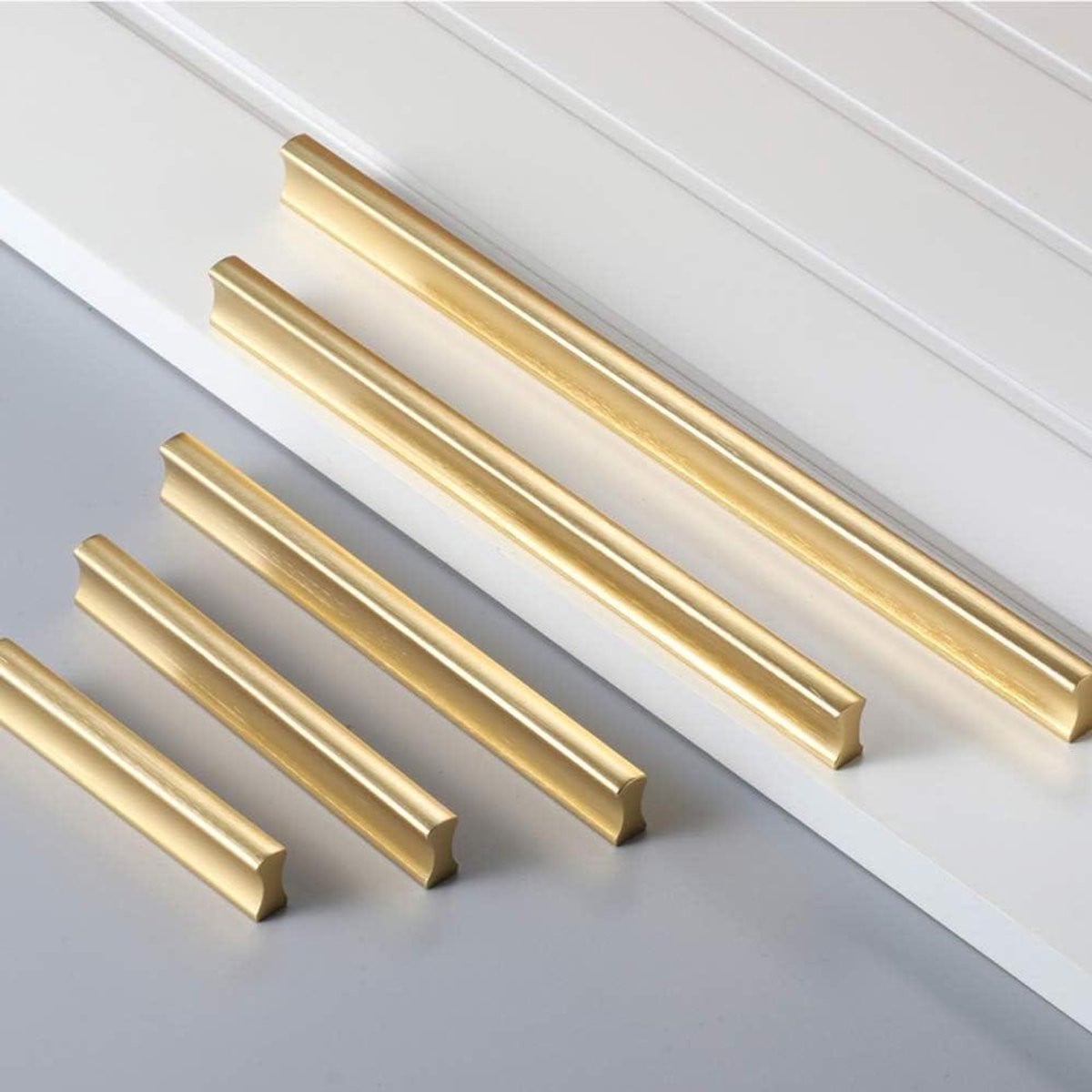 Gouden moderne aluminium kastgrepen van 160 mm
