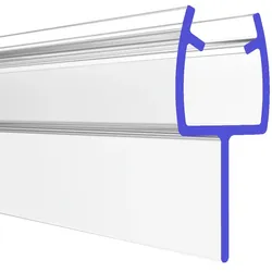 PRIOstahl Duschdichtung Transparente Dichtung 2 Meter - für Glasstärke: 6mm für Duschtüren Duschen