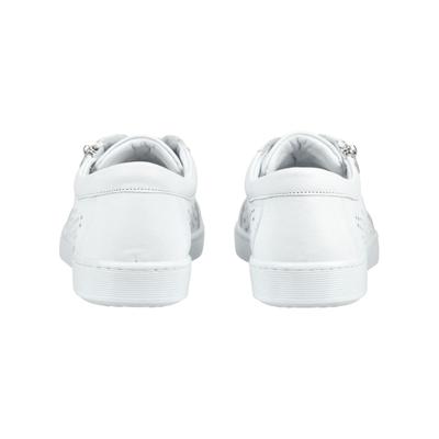 Sneaker ANDREA CONTI "Andrea Conti Sneaker Leder", Damen, Gr. 39, weiß, Leder, Schuhe Sneaker