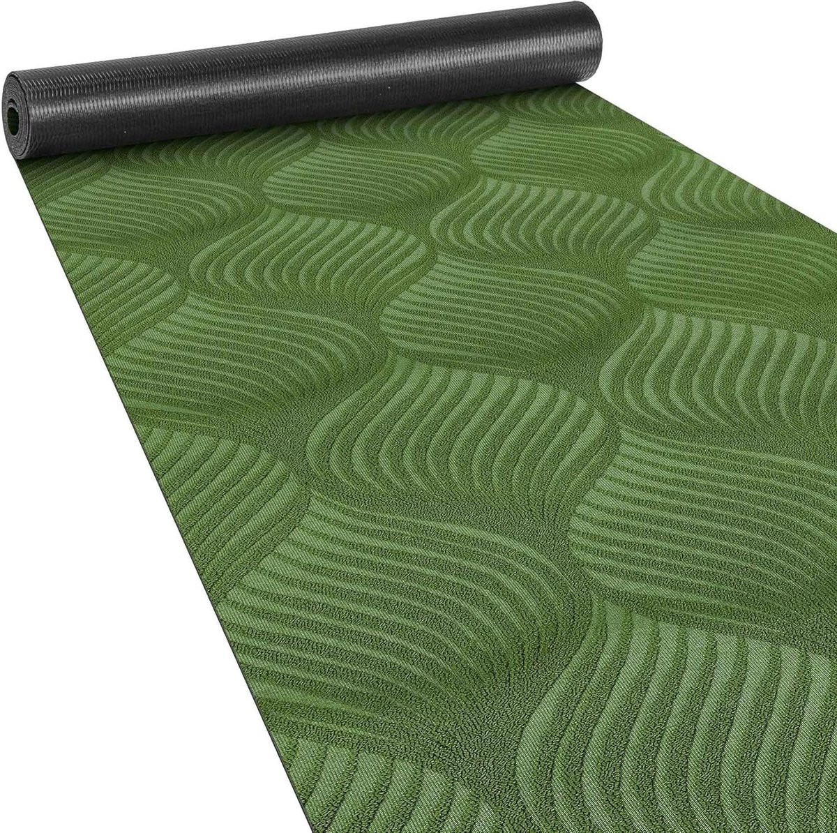 Loper Vloerkleed Baker Groen met Antislip Onderkant - 50 x 350 cm
