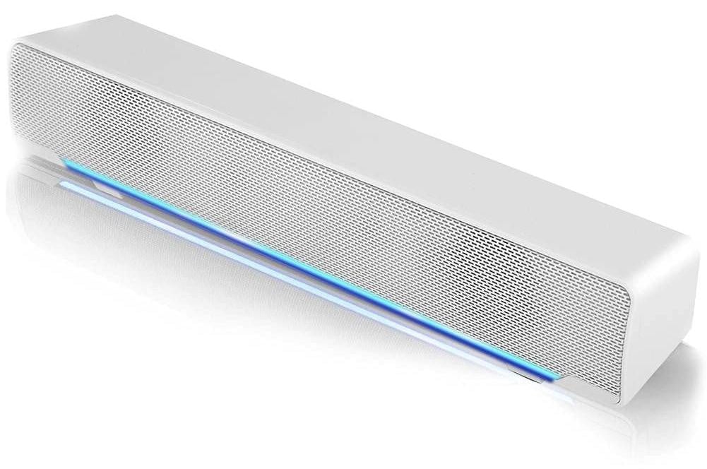 Selius Pc Soundbar Luidspreker - 3 Watt - USB en 3,5 mm aansluiting - Wit