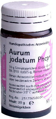 PHÖNIX LABORATORIUM GmbH AURUM JODATUM PHCP Globuli 20 g 00359505