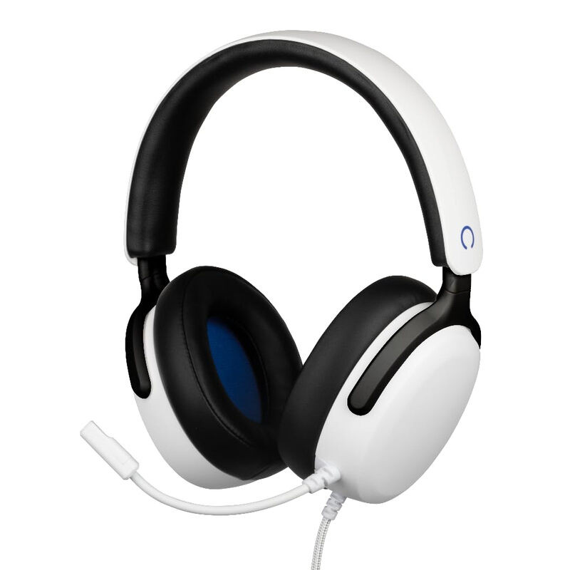 KONIX Nexus over-ear bedrade gamingheadset voor PS5 met 40 mm drivers en flexibele microfoon - Wit