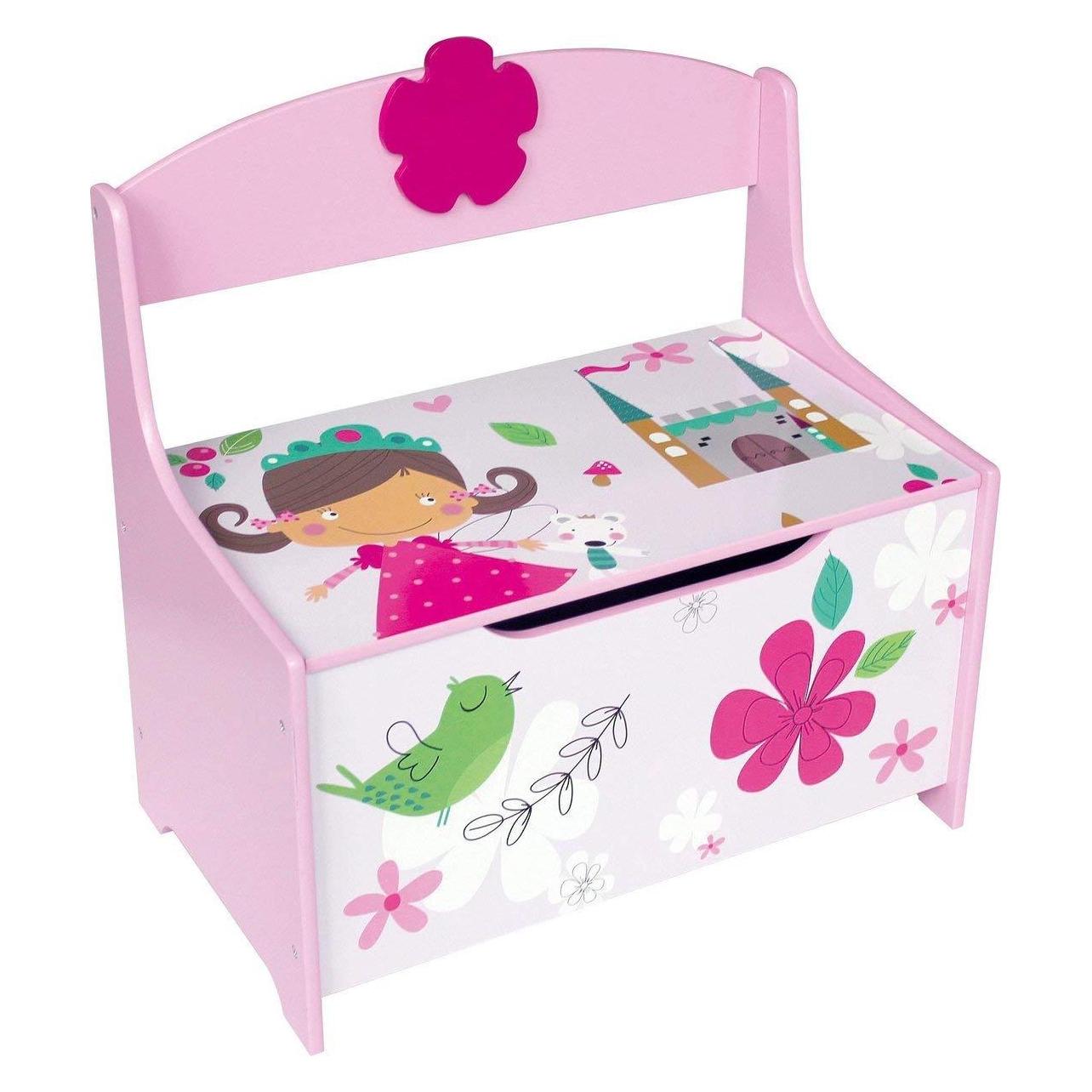 Playwood Holzspielzeugbank Pink (B0842N4C75)