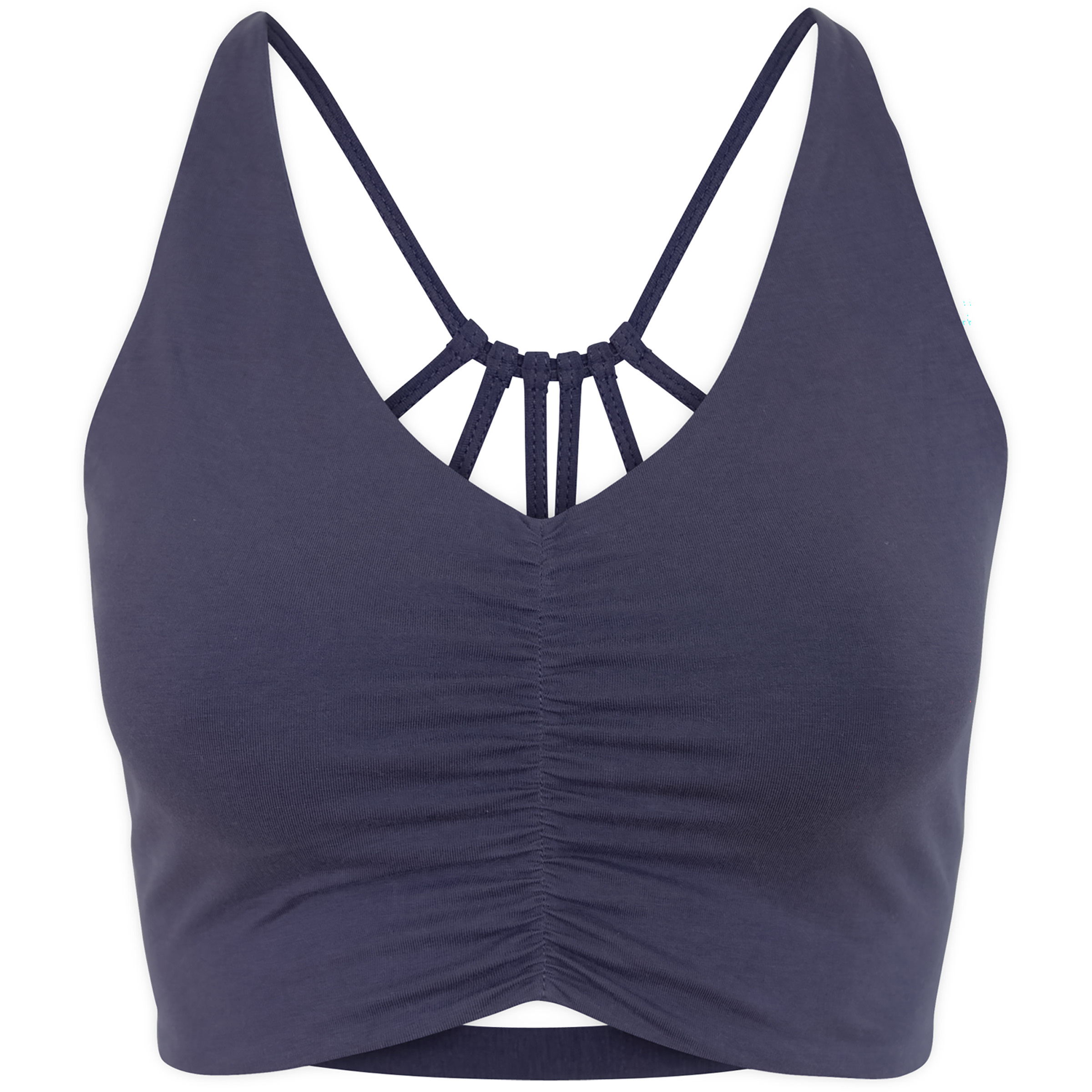 Jaya Carolina Sport BH Damen Sport-BHs blau Größe L Yoga Geruchsneutralisierend Lyocell (Tencel)