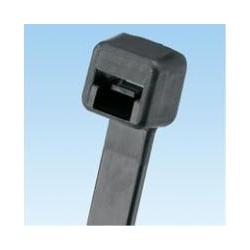 Panduit Cable Tie, 3.9"L (99mm), Miniature, Weather Resistant, Black, 100pc, Nylon, Schwarz, 9,9 cm (99 mm, 100 Stk.) (PLT1M-C0)