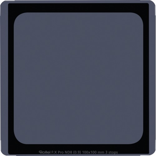 Rollei Rock Solid ND 8 Foto Filter - extrem robuster Graufilter (100x100 mm)