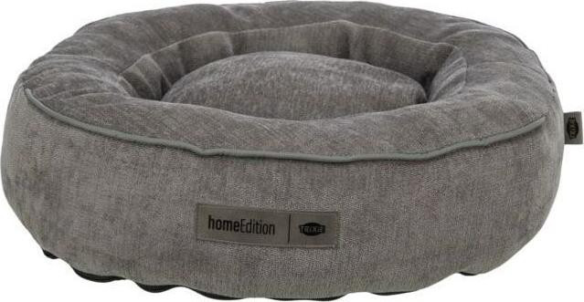Trixie Vital Lennox Hondenbed met traagschuim en antislip, Grijs, Diameter: 60 cm