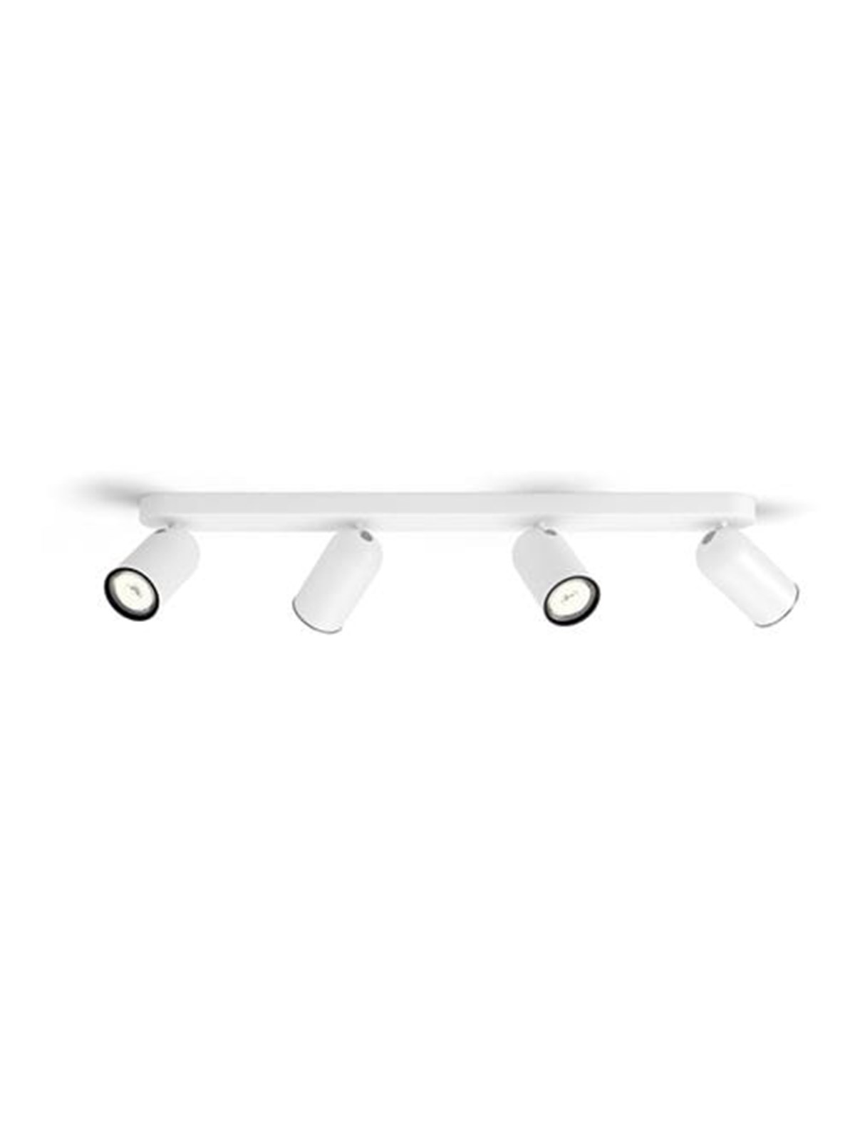 Philips Pongee spotschiene 4xGU10, weiß