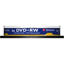 Verbatim DVD+RW 4,7GB 4x 10er Spindel