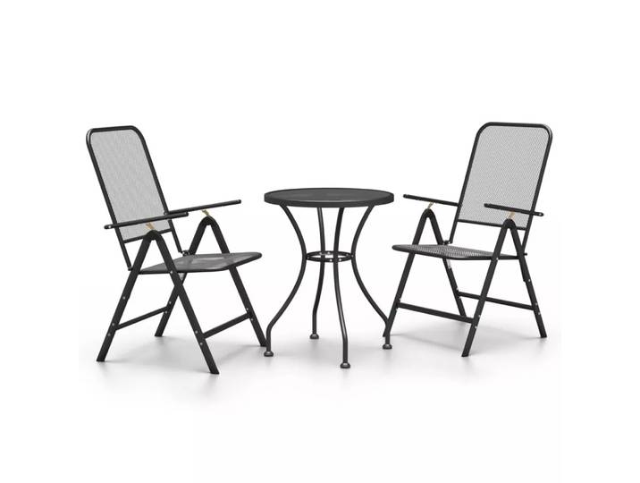 VidaXL - Garten essgruppe netz, One Size, Grau