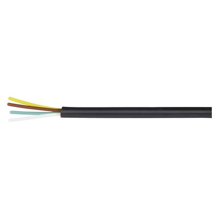 Kash Y912951 Telefonkabel LiYY 4 x 0.04 mm² Schwarz 100 m (44959656)