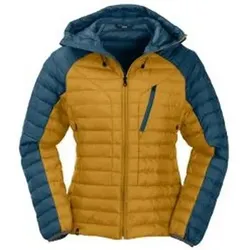MAUL Damen Funktionsjacke Annaberg Steppjacke+Kapuze, Größe 42 in Gelb Gelb