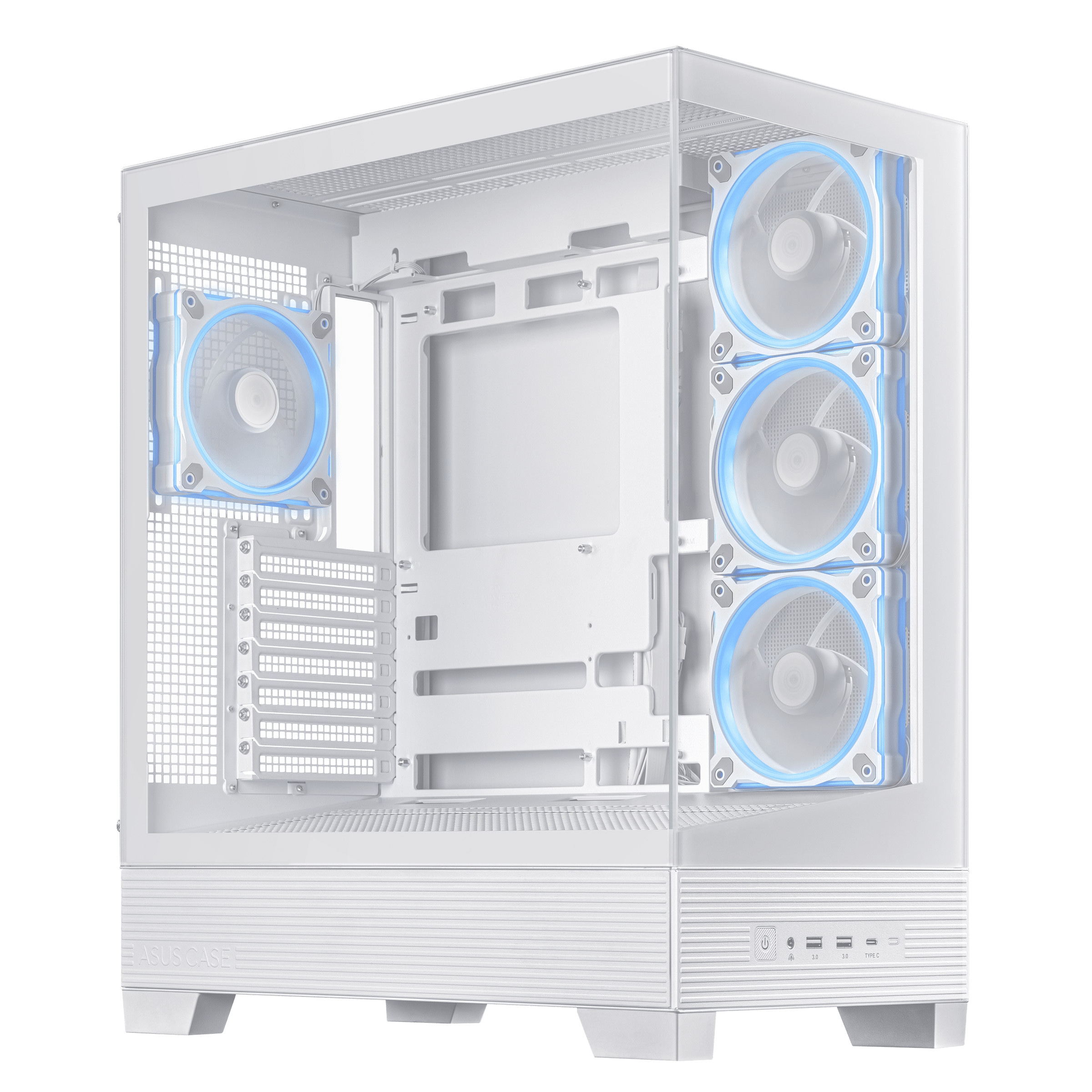 ASUS A31 Plus Gaming PC Gehäuse Midi-Tower Schwarz Seitenfenster